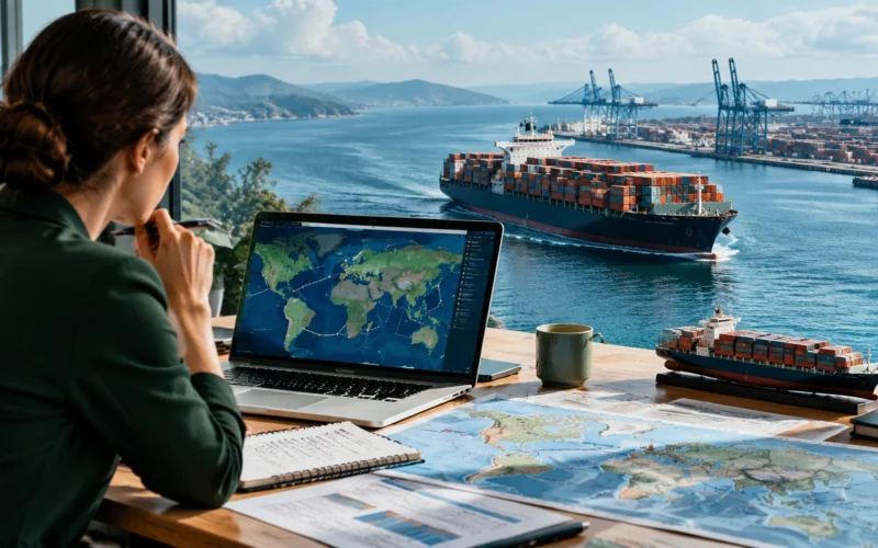 how container ships plan their voyages