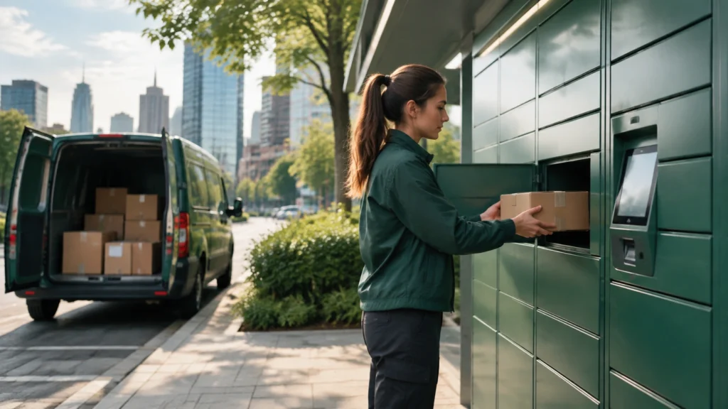 parcel lockers and urban delivery points