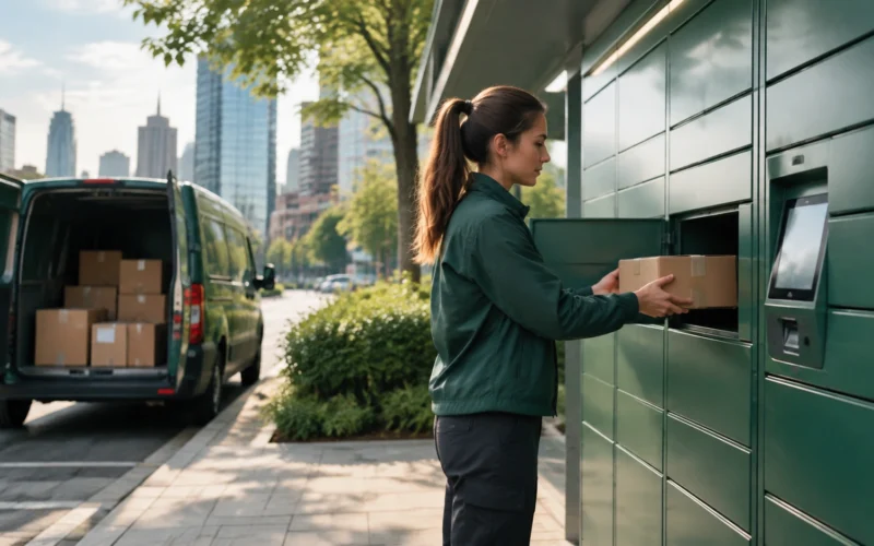 parcel lockers and urban delivery points